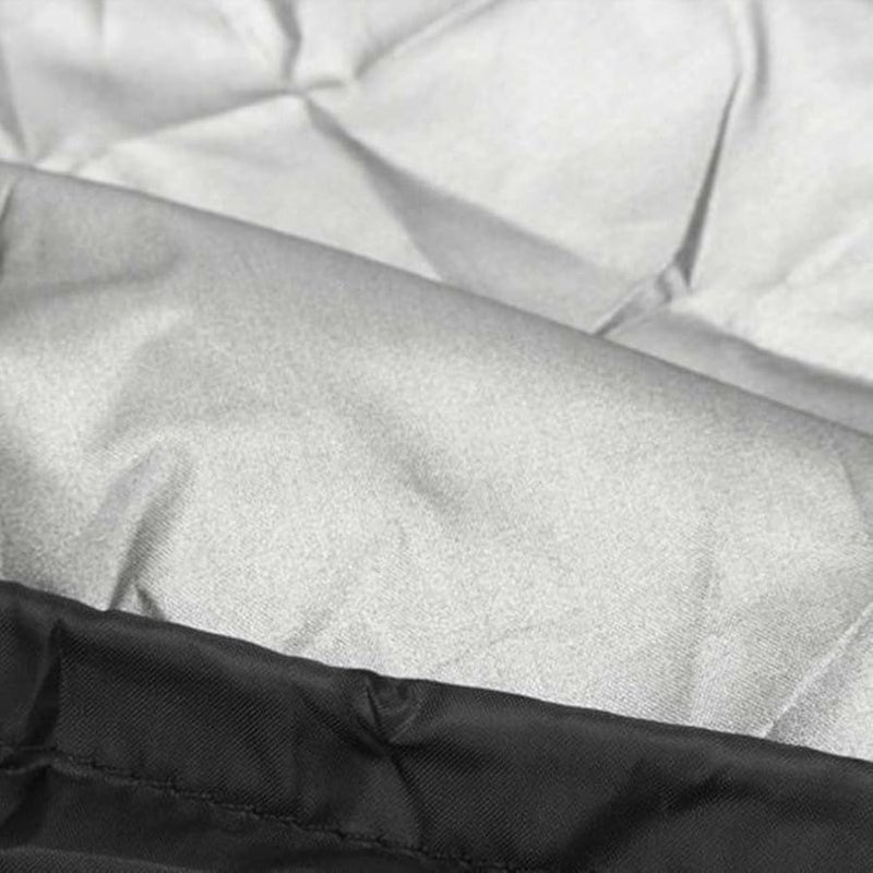 Heavy Duty Waterproof Square Patio Heater Cover 87H X 21W X 24D Black Oxford Fabric - Image 5